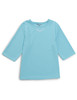 Silverts SV24700 Warm Winter Weight Adaptive Clothing Top for Women Light Blue, Size=2XL, SV24700-SV12-2XL