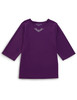 Silverts SV24700 Warm Winter Weight Adaptive Clothing Top for Women Eggplant, Size=2XL, SV24700-SV37-2XL
