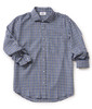Silverts SV40000 Magnetic Buttons Dress Shirt for Men Navy/Black Check, Size=XL, SV40000-SV1416-XL