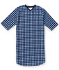 Silverts SV50120 Men's Flannel Hospital Gowns Blue Plaid, Size=2XL, SV50120-SV513-2XL