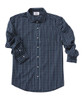 Silverts SV50750 Adaptive Sport Shirt for Men Multi-Blue Check, Size=L, SV50750-SV1418-L