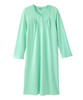 Silverts SV26210 Soft Womens Lace-Trimmed Hospital Patient Gown Menthol Green, Size=3XL, SV26210-MEGR-3XL