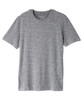 Silverts SV175 Senior Men's Adaptive Open Back Crew Neck T-Shirt Heather Grey, Size=S, SV175-S50146-S