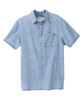 Silverts SV169 Senior Men's Adaptive Open Back Short Sleeve Shirt Denim , Size=2XL, SV169-SV2076-2XL