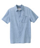 Silverts SV169 Senior Men's Adaptive Open Back Short Sleeve Shirt Denim , Size=XL, SV169-SV2076-XL