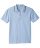 Silverts SV171 Senior Men's Adaptive Open Back Zip Polo Shirt Breezy Blue, Size=S, SV171-SV2003-S
