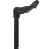 PCP Medical 213601 ALUMINUM ADJUSTABLE PALM GRIP Black Shaft - Black Handle LEFT