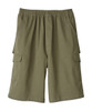 Silverts SV036 Senior Men's Open Back Adaptive Cargo Short Olive, Size=2XL, SV036-SV564-2XL