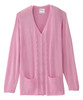 Silverts SV154 Senior Women's Adaptive Open Back Cardigan True Pink, Size=L, SV154-SV2085-L