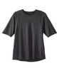 Silverts SV149 Senior Women's Adaptive Open Back Embroidered T-Shirt Black, Size=3XL, SV149-SV2-3XL