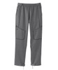 Silverts SV610 Men's Zipper Post Surgery Adaptive Recovery Pant Heather Gray/Black, Size=3XL, SV610-SV2079-3XL