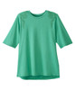 Silverts SV149 Senior Women's Adaptive Open Back Embroidered T-Shirt Teal, Size=2XL, SV149-SV291-2XL
