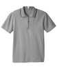 Silverts SV171 Senior Men's Adaptive Open Back Zip Polo Shirt Heather Grey, Size=2XL, SV171-S50146-2XL