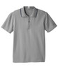 Silverts SV171 Senior Men's Adaptive Open Back Zip Polo Shirt Heather Grey, Size=L, SV171-S50146-L