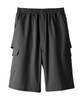 Silverts SV036 Senior Men's Open Back Adaptive Cargo Short Black, Size=S, SV036-SV2-S