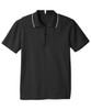 Silverts SV171 Senior Men's Adaptive Open Back Zip Polo Shirt Black, Size=3XL, SV171-SV2-3XL