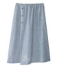 Silverts SV015 Senior Women's Open Back Adaptive Skirt Breezy Blue, Size=L, SV015-SV2003-L