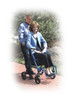 Drive 795BK Duet Dual Function Transport Wheelchair Walker Rollator, Black (795BK)