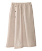 Silverts SV015 Senior Women's Open Back Adaptive Skirt Khaki, Size=XL, SV015-SV2005-XL