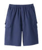 Silverts SV036 Senior Men's Open Back Adaptive Cargo Short Indigo, Size=2XL, SV036-SV773-2XL