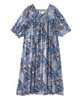 Silverts SV22040 Senior Women's Float Dress - Moo Moo Lounge House Dress Paisley Bloom, Size=OS, SV22040-SV2088-OS