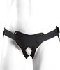 CMO BLACK DOUBLE HERNIA BELT - SMALL, 0118 BLA SM