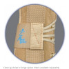 WRIST LACER 8" SUEDE BEIGE - RIGHT XS, 223231