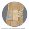 WRIST LACER 8" SUEDE BEIGE - RIGHT MED, 223234
