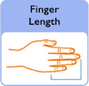 FINGER IMMOBILISING GLOVE SPLINT - LEFT SMALL/1, M710I-SM