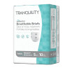 Tranquility 2743 Essential Breathable Briefs  Extra Small, 10x10s