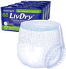 LivDry 5505 LivDryÂ ProtectiveÂ Underwear Medium, 4x20s