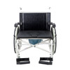 LifeSupply LS07LF-18 3-in-1 Bariatric Aluminum Commode Shower  Wheelchair