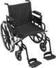 PLA420FBFAARAD-SF Viper Plus GT Wheelchair with Flip Back Removable Adjustable Full Arms, Swing away Footrests, 20" Seat (PLA420FBFAARAD-SF)