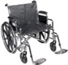 Drive STD20ECDDAHD-SF Sentra EC Heavy Duty Wheelchair, Detachable Desk Arms, Swing away Footrests, 20" Seat (STD20ECDDAHD-SF)
