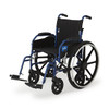 Combination wheelchair and transport chair
These chairs come with the transport wheels already attached
You simply remove the large wheel and stow until the standard chair mode is required
300 lb. capacity