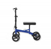 Blue frame with 4 wheels
Single hand brake with disc braking system
Stable turn radius
Comfortable padded foam knee rest
350 lb. weight capacity