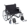 Drive STD26ECDDA-ELR Sentra EC Heavy Duty Extra Wide Wheelchair, Detachable Desk Arms, Elevating Leg Rests, 26" Seat