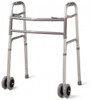 Higher weight capacities keep larger patients active and moving
Extra-wide frames give larger patients a more comfortable fit
Two-button folding capabilities let patients receive support through narrow spaces
Frame with front cross brace and dual side braces provides durability