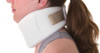 Cervical collar allows the chin to rest on the collar
Synthetic stockinette cover with hook-and-loop closure
Soft foam