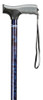 Soft Grip Derby Cane - Designer Blue