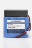 DeVilbiss Vacu‑Aide 7305 Series Replacement Battery Pack — 12V 2.5Ah (7305P-614) — Label and specification close-up