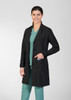 Mentality Ladies Fitted Lab Coat Black