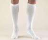 PR/1 TRUFORM MEN'S DRESS STYLE 15-20MMHG KNEE-HIGH CLOSED TOE COMPRESSION SOCKS MEDIUM (13 1/2 - 16") WHITE LATEX-FREE