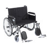 EA/1 Sentra EC Heavy Duty Extra Wide Wheelchair, Detachable Full Arms, Elevating Leg Rests, 30" Seat