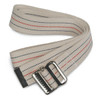 1/EA GAIT TRANSFER BELT, COTTON W/BUCKLE, PINSTRIPE, 60"