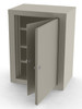 1/EA NARCOTIC LOCKER, DOUBLE DOOR,LOCK ON EACH DOOR,3 X ADJUSTABLE SHELVES, STEEL,COLOUR: ONYX