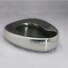 EA/1 BEDPAN HEAVY GAUGE STAINLESS STEEL 11 1/2" x 14" (2" TO 3 5/8")H ADULT CONTOURED