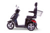 eWheels 3 Wheel 350lbs. Wt. Capacity Scooter with Electromagnetic Brakes High Speed of 15mph - Black - FREE SHIPPING