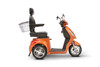 eWheels EW-36 S Elite 3-Wheel 350lbs. Wt. Capacity Scooter with Electromagnetic Brakes High Speed of 15mph- Orange