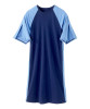 Unisex Post Surgery Recovery Nightgown  Ciel Blue & Navy